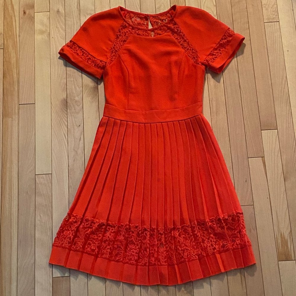 Orange-red BEDO dress, small